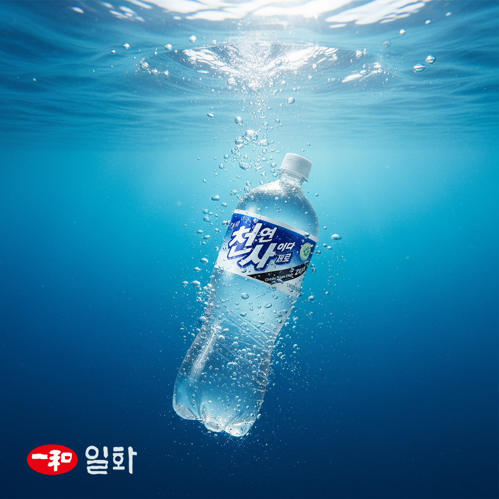 천연사이다 광고